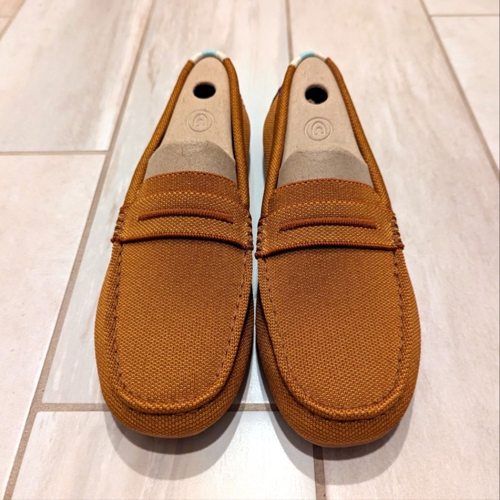 Rothy's Womens Penny Loafers in Rust